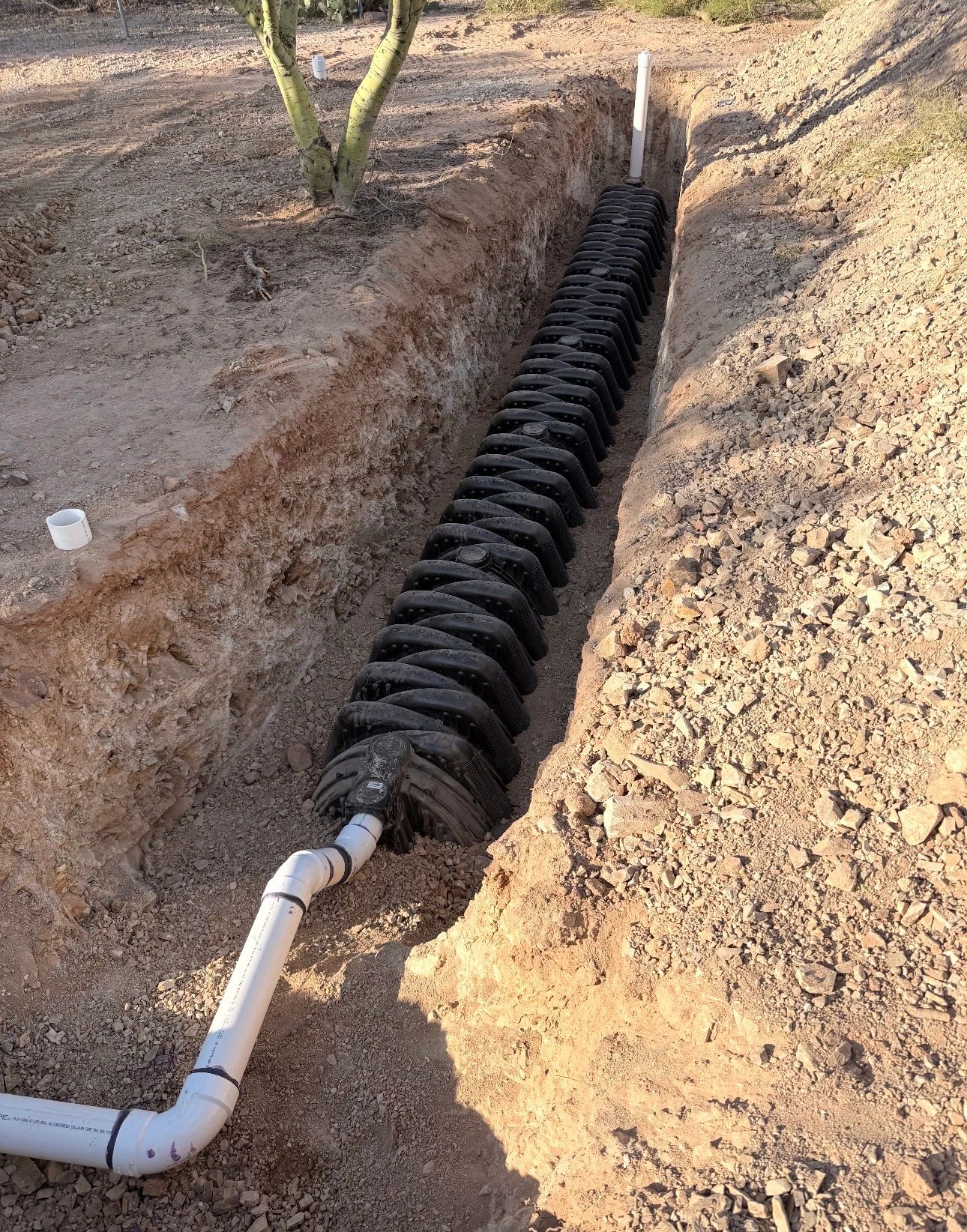 Excavation & Sewer Line Work